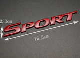 3D Metal Sport Logo Emblem Badge Sticker Car Trunk Tailgate Decal Accessories