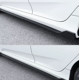 Car Side Skirt Extensions Rocker 2.38M Universal Splitters Diffuser Lips Side