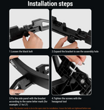 ABS Stand Adjustable Removable Bike Parking Rack Interlocking Road