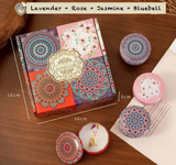 4 Cans Scented Candles Gift Set Aromatherapy Bath Relaxation Spa Yoga Incense