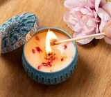 4 Cans Scented Candles Gift Set Aromatherapy Bath Relaxation Spa Yoga Incense