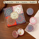 4 Cans Scented Candles Gift Set Aromatherapy Bath Relaxation Spa Yoga Incense