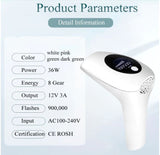 900000 flashes Laser hair removal  Painless Remover Flawless shaver - warewell