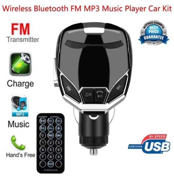 Car Bluetooth Receiver  Car Kit Bluetooth 5.0 Handsfree Wireless FM Transmitter - warewell