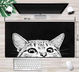 Mouse Pad  Funny cat   (900 X 400mm) - warewell