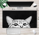 Mouse Pad  Funny cat   (900 X 400mm) - warewell