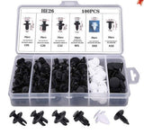 100pcs Auto Fastener Clip Mixed Car Body Push Retainer Pin Rivet Bumper Door Trim Panel Retainer Fastener Kit - warewell