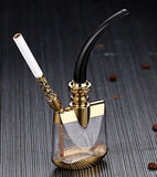 water tobacco pipe Metal filter smoke pipe water cigarette Fashion smoking pipe - warewell