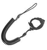 10FT Coiled Surfboard Strap Surf Board Ankle Leash For Surfing Black  isfang - warewell