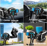 New Design Car Phone Mount Holder Universal Auto Adjustable Mount Bracket Stand - warewell