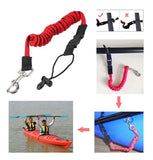 1Pcs Elastic Kayak Canoe Paddle Surfboard Rope Rowing Boats Lanyard Safety Rope - warewell