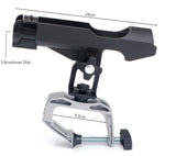 360Rotation Aluminum Alloy Fishing Rod Holder Kayak Boat Fishing Pole Rod Holder - warewell