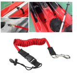 1Pcs Elastic Kayak Canoe Paddle Surfboard Rope Rowing Boats Lanyard Safety Rope - warewell