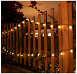 12M Solar String Lights Outdoor 100 Led Crystal Globe Waterproof    (Warm White) - warewell