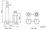 Container  seal Container  lock - warewell