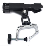 360Rotation Aluminum Alloy Fishing Rod Holder Kayak Boat Fishing Pole Rod Holder - warewell