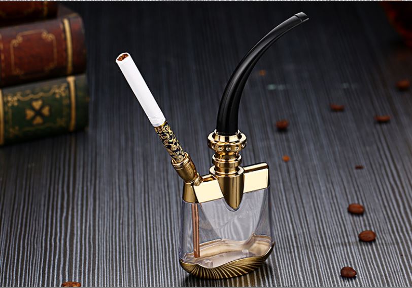 water tobacco pipe Metal filter smoke pipe water cigarette Fashion smo –  WareWell