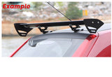 Adjustable Aluminum Auto Car Hatchback Spoiler GT-Style Rear Trunk Wing Spoiler - warewell