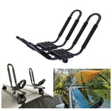 Kayak Roof Rack Sets for Cars and SUVs - Two Sets with Straps  Universal 1 pair - warewell