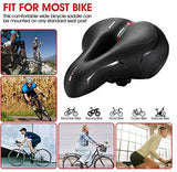 Durable Bike Seat Shock Absorbing Comfortable Foam Wide Soft  Bicycle seat - warewell
