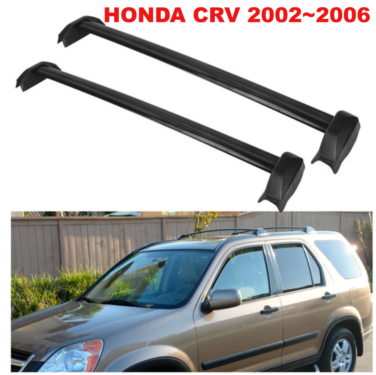 For 2002 2006 Honda CR V Roof Rack Cross Bars Crossbars CRV Car