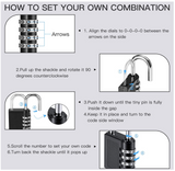 4 Digit Combination Lock - WareWell