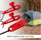 Tarp Clips Awning Clamp Set Tent Clip Locking Clamp Design for Tents - WareWell