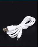 2.5mm Male AUX Audio Jack to USB 2.0 Male Charge Cable Adapter Cord - WareWell