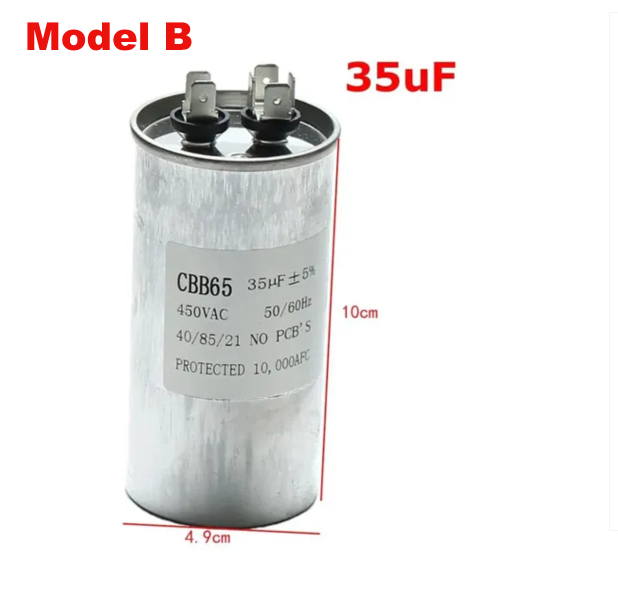 China 450VAC 35UF Air Conditioner Appliance Motor Run Capacitor Cbb65 China 450VAC 35UF Air Conditioner Appliance Motor Run Capacitor Cbb65