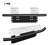 Led Light Bar Mounting Bracket Front License Plate Frame Bracket License Plate - WareWell