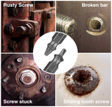 Damaged Screw Extractor Kit Stripped Screw Extractor DIY Hand Tools Broken Bolt - WareWell