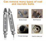 Damaged Screw Extractor Kit Stripped Screw Extractor DIY Hand Tools Broken Bolt - WareWell