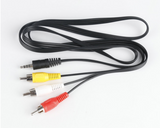 RCA Cable One Point Three RCA 3.5mm Jack Adapter AV Cable for DVD - WareWell