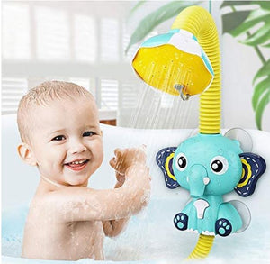 Cute Elephant Bath Toy - Electric Automatic Water Pump with Hand Shower - warewell