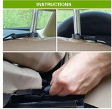 Car Organizer Seat Back Storage Bag Net Bag Multifunctional car pet blocking net - warewell