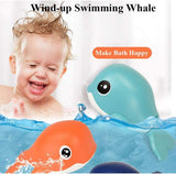 Kids Bath Toy Wind-up Swimming Whale Clockwork Bathtub  Water Toy for Toddlers - warewell