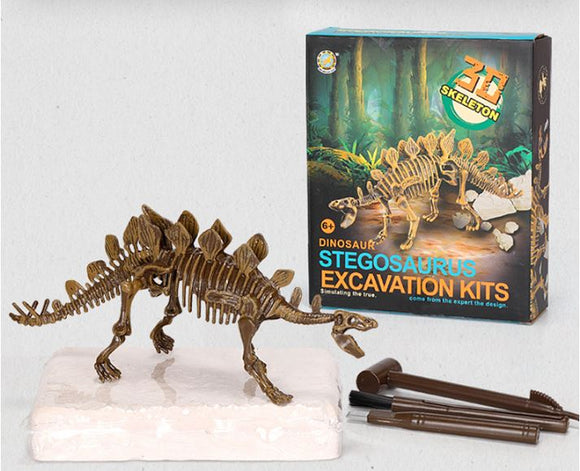 Dig Up Dinosaurs Toy T-Rex Skeleton Set,5 types provide options Kit Model  Gift - warewell